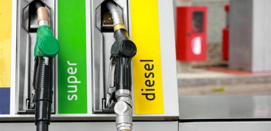 Preços médios de diesel e gasolina às distribuidoras sem tributos